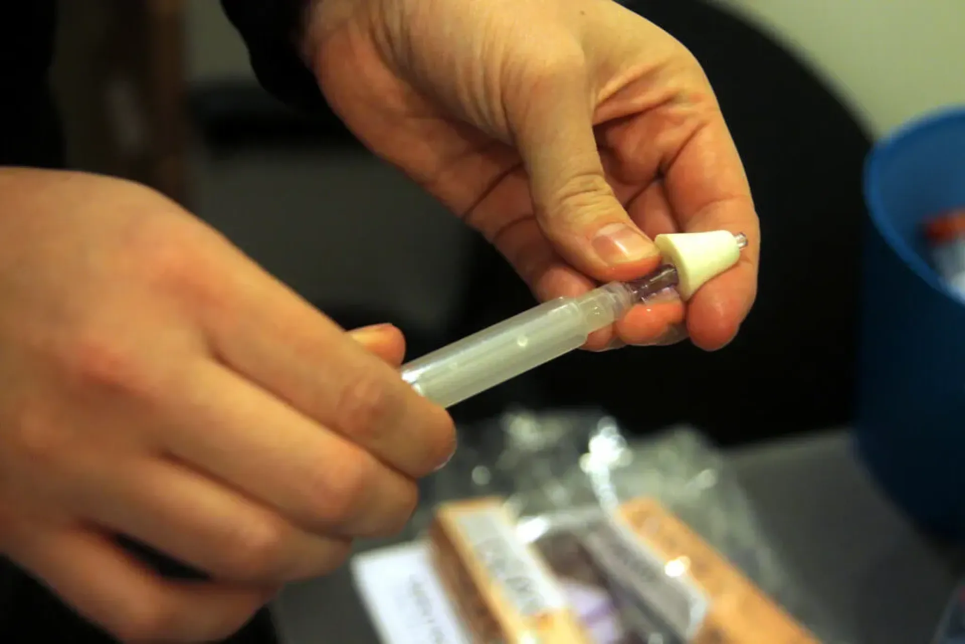 Public Narcan training session